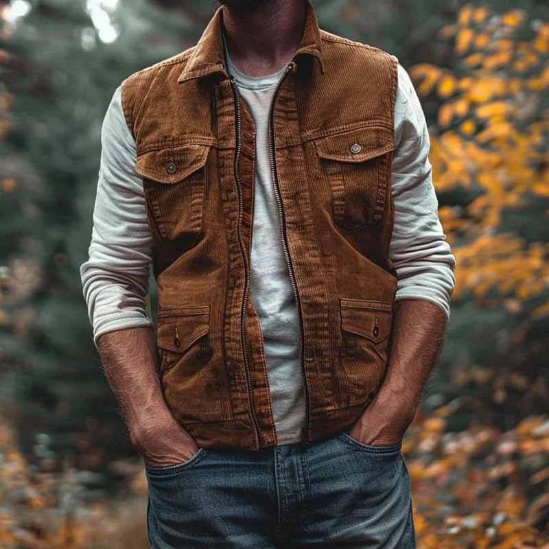 Men's Vintage Western Vest
