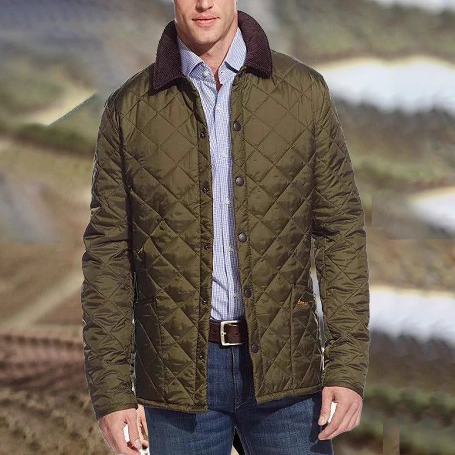 Men's Retro Pleated Cotton Casual Coat