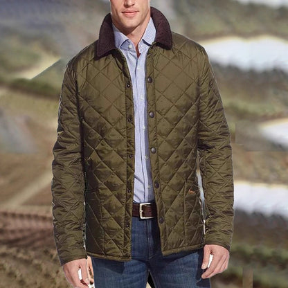 Men's Retro Pleated Cotton Casual Coat