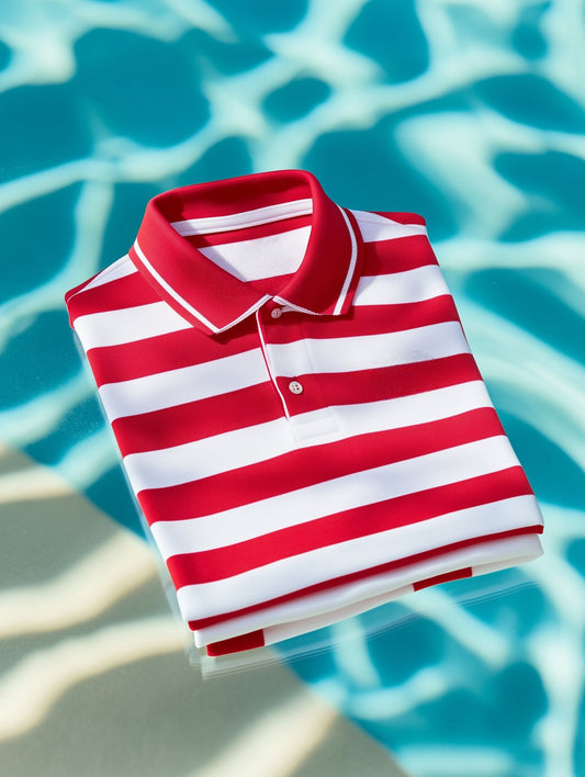 Men's Classic Business Old Money Button Short Sleeve Polo Shirt