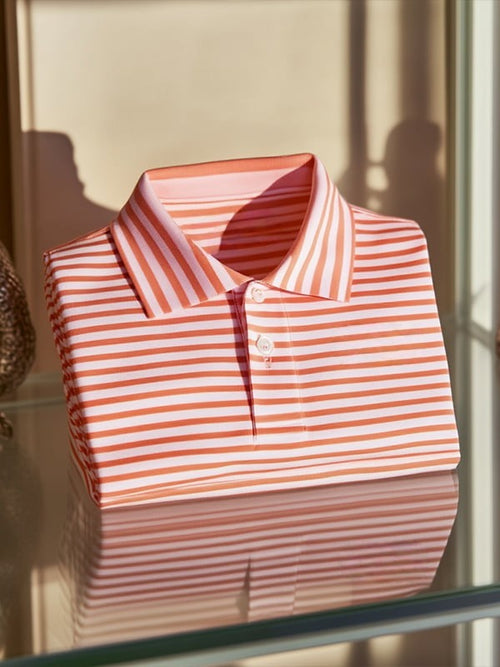 Men's Classic Business Logo Button Short Sleeve Polo Shirt