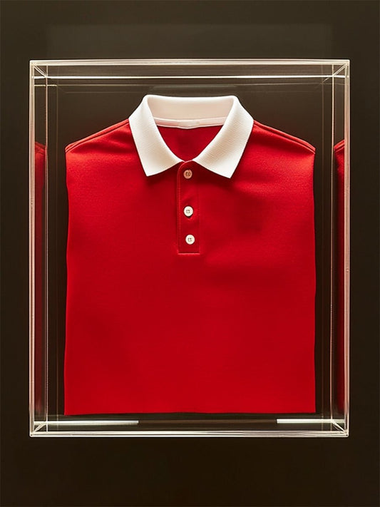 Men's Business Casual Button Short Sleeve Polo Shirt