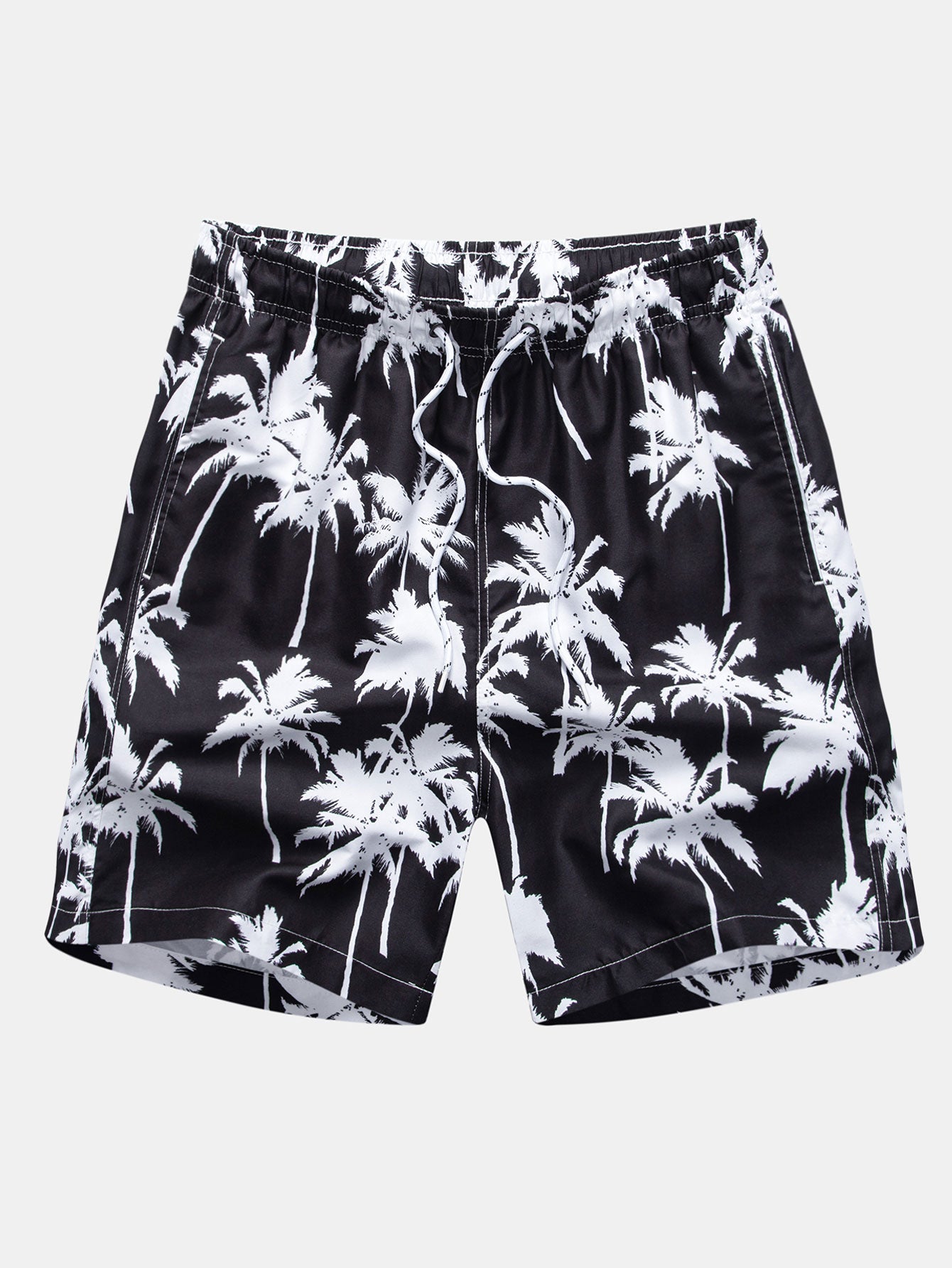 Palm Tree Print Swim Shorts