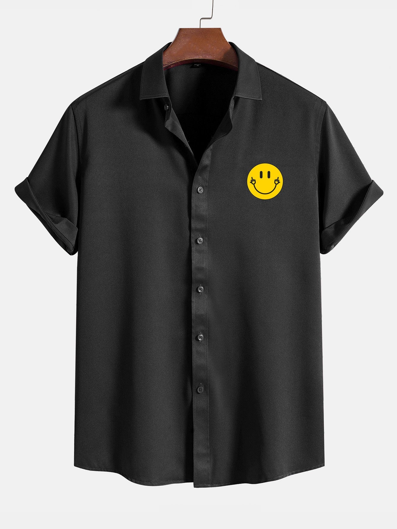 Smile Face Emoij Print Shirts