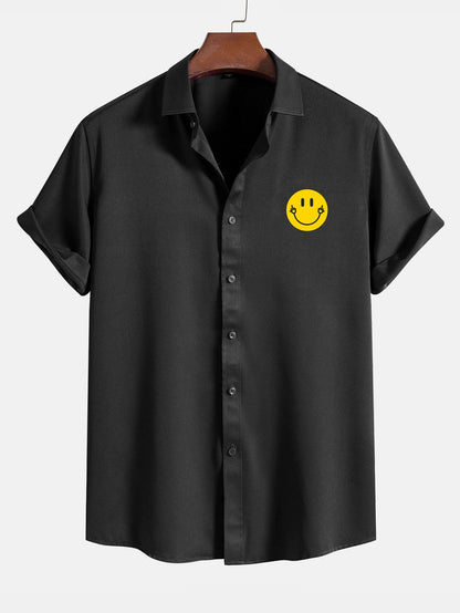 Smile Face Emoij Print Shirts