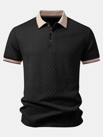 Geometry Jacquard Polo