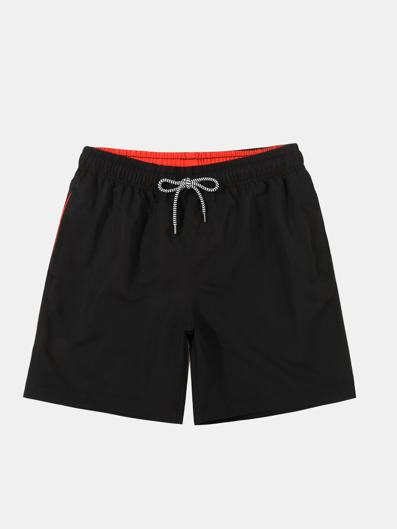 Contrast Waistband Swim Shorts