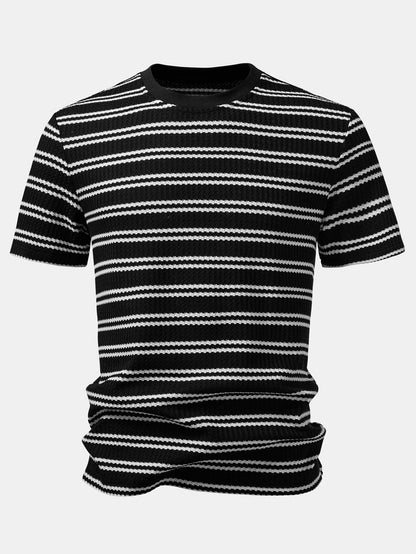 Stripe Waffle T-Shirt
