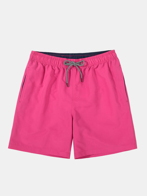 Contrast Waistband Swim Shorts