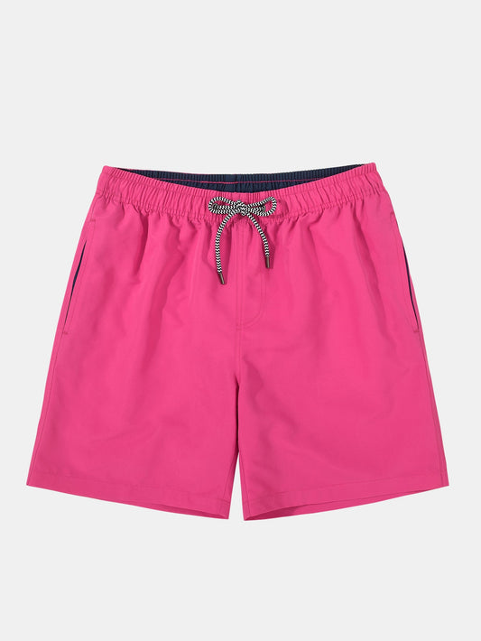Contrast Waistband Swim Shorts