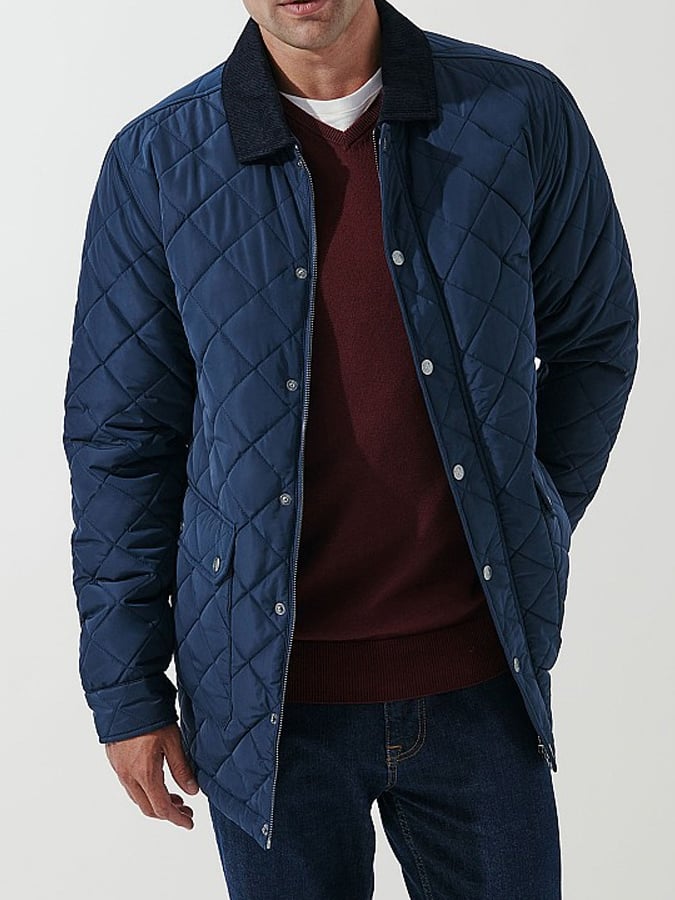Men's Retro Pleated Cotton Casual Coat