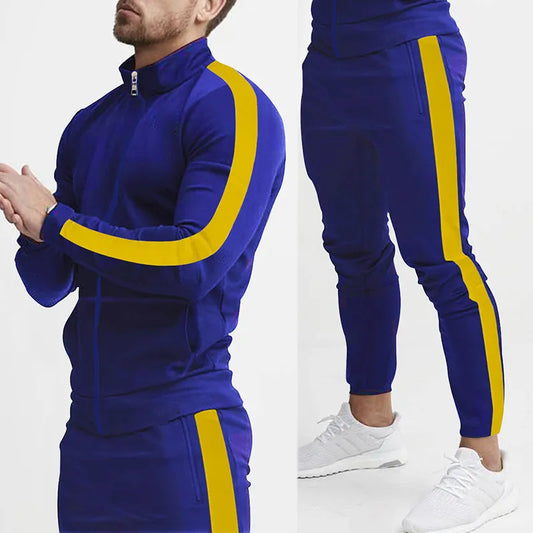 Men's Color Block 2-Piece Tracksuit