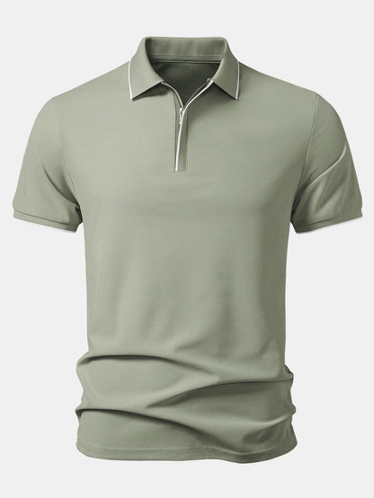 Covered-Zip Polo