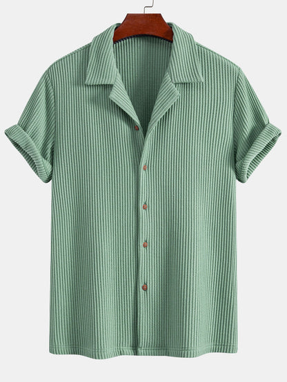 Waffle Button Up Shirt