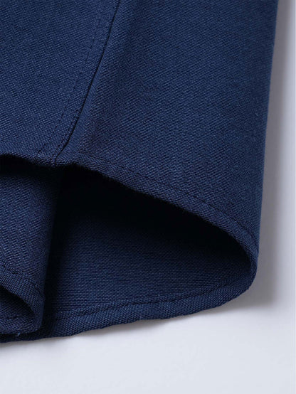 Long Sleeve Contrast Stand Collar Shirt