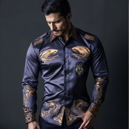 2025 Best Men's Unique Luxe Collection Classic Casual Shirt