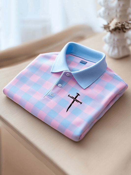 Men's Faith Printed Casual Polo Shirt