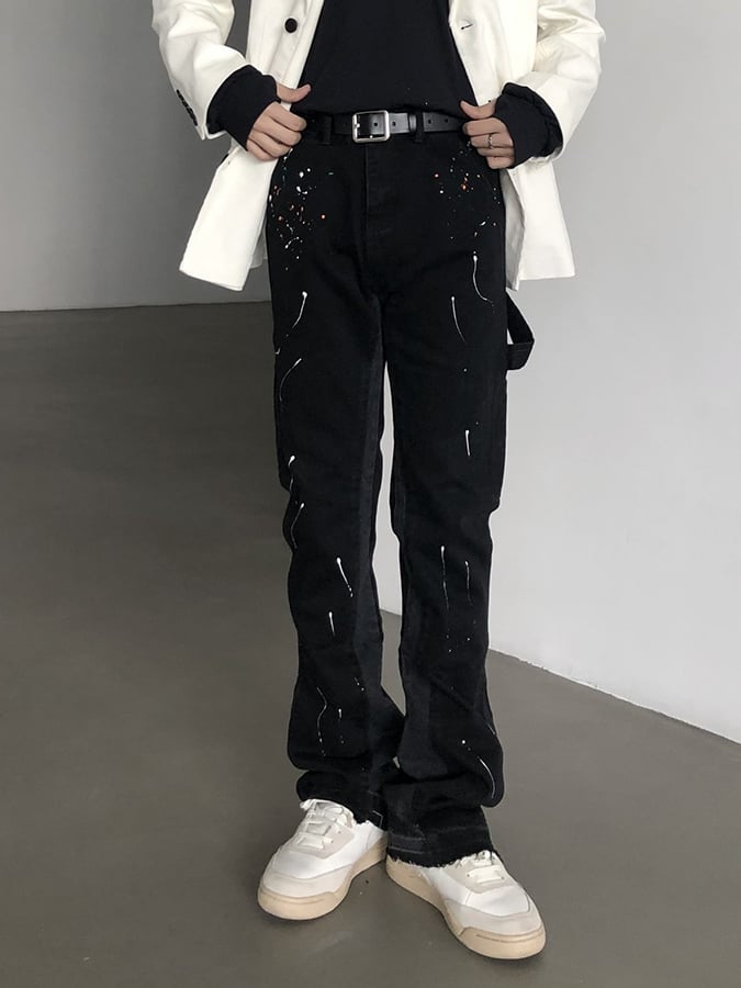 Men's Stylish Graffiti Ink Pants