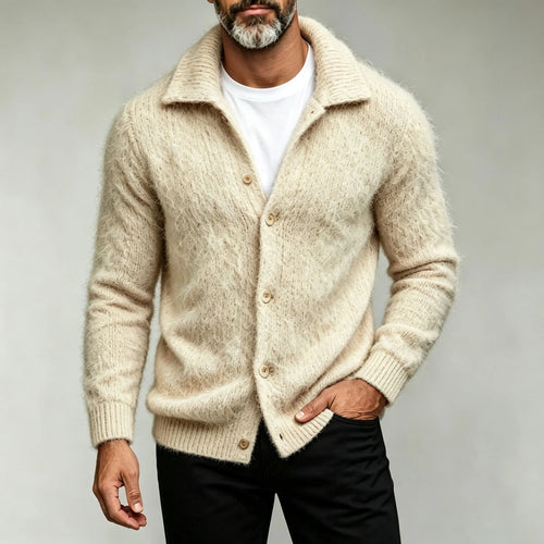 Casual Men's Knit Cardigan