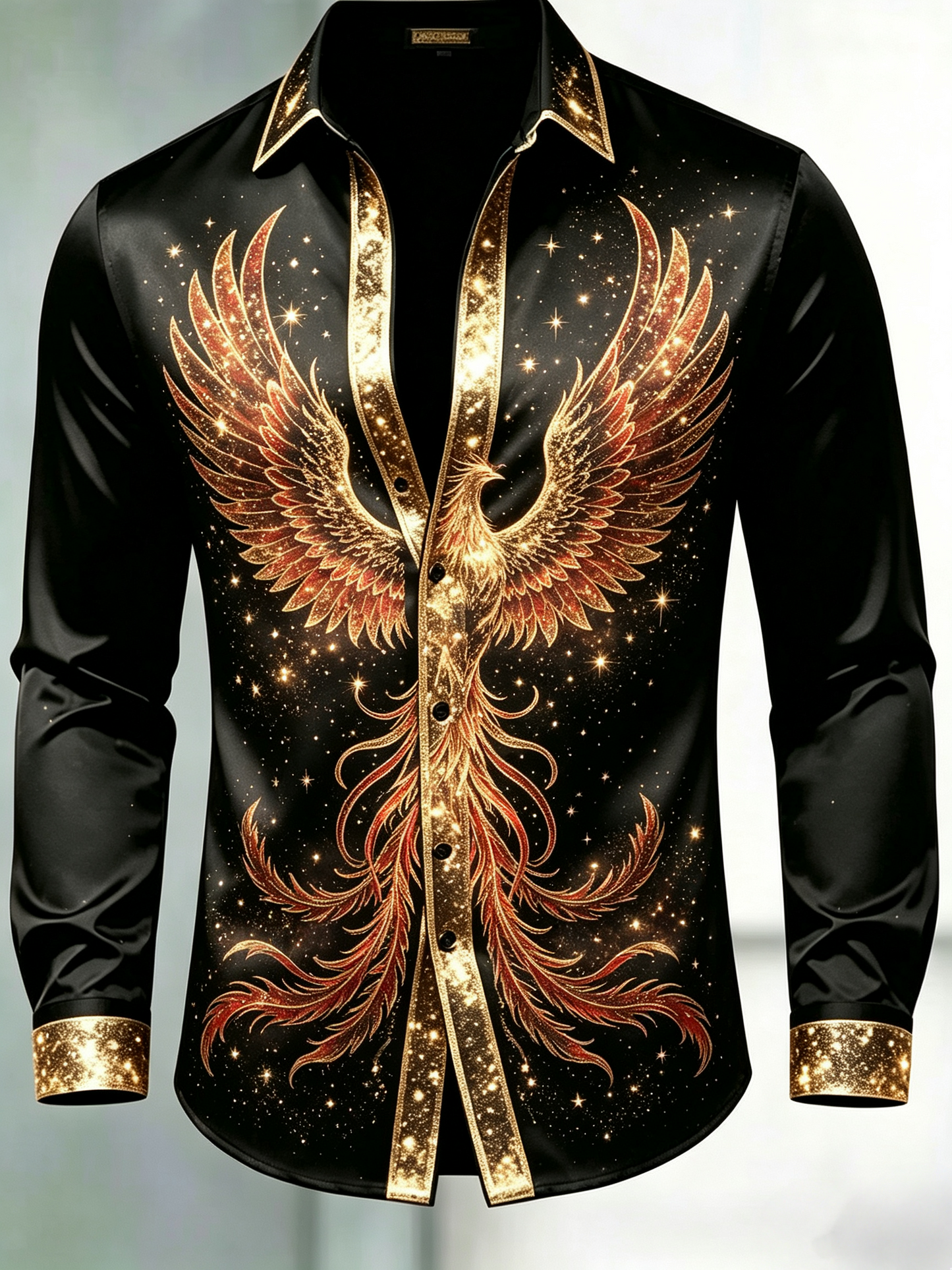 Men's Ancient Chinese Star Chart Long Sleeve Shirt