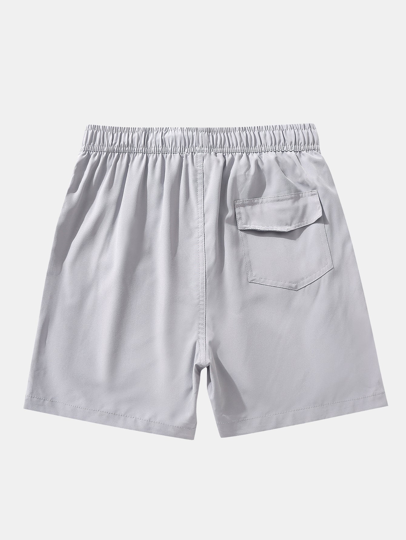2 In 1 Drawstring Pocket Quick Dry Swim Shorts