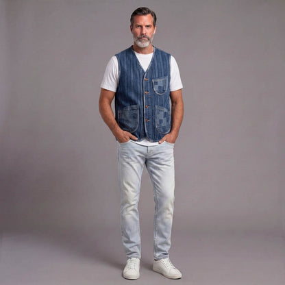 Men's Denim Vest
