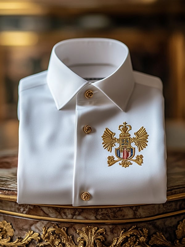 Men's Satin Luxury Business Long Sleeve Shirt