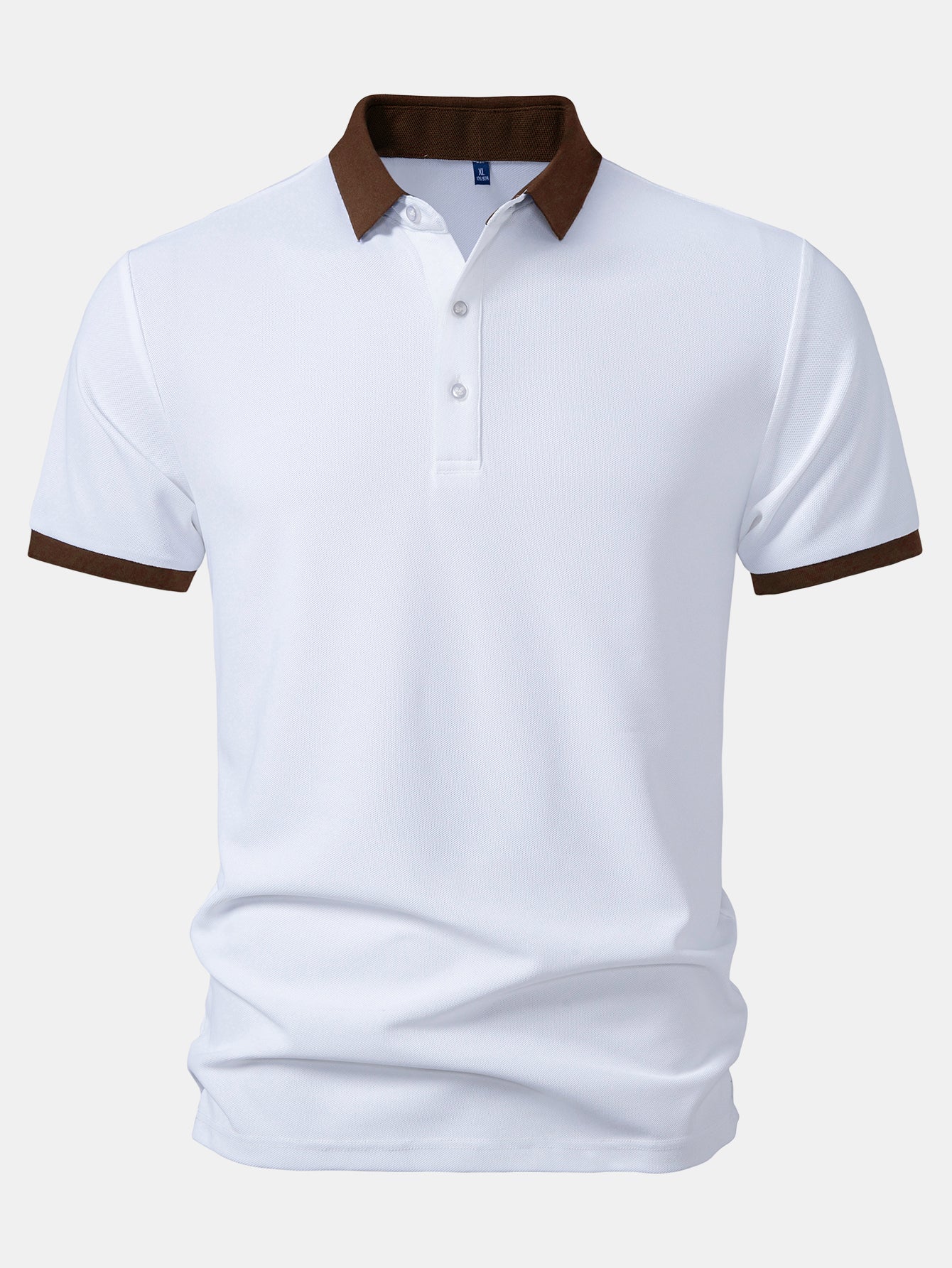 Contrast Collar Polo