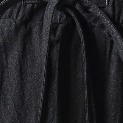 Buddha Stones Solid Color Cotton Linen Casual Men's Harem Pants With Pockets