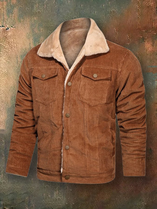 Men's Corduroy Fleece Jacket