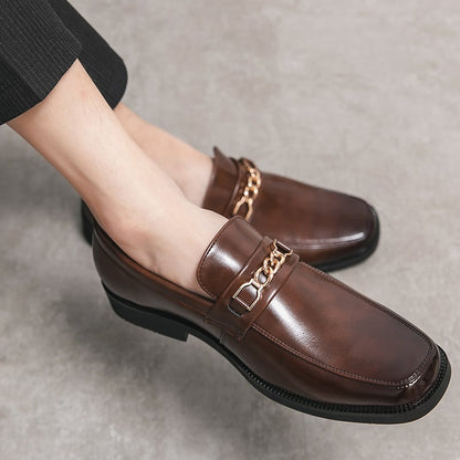 Men'S Business Casual Soft Upper Outsole Loafers