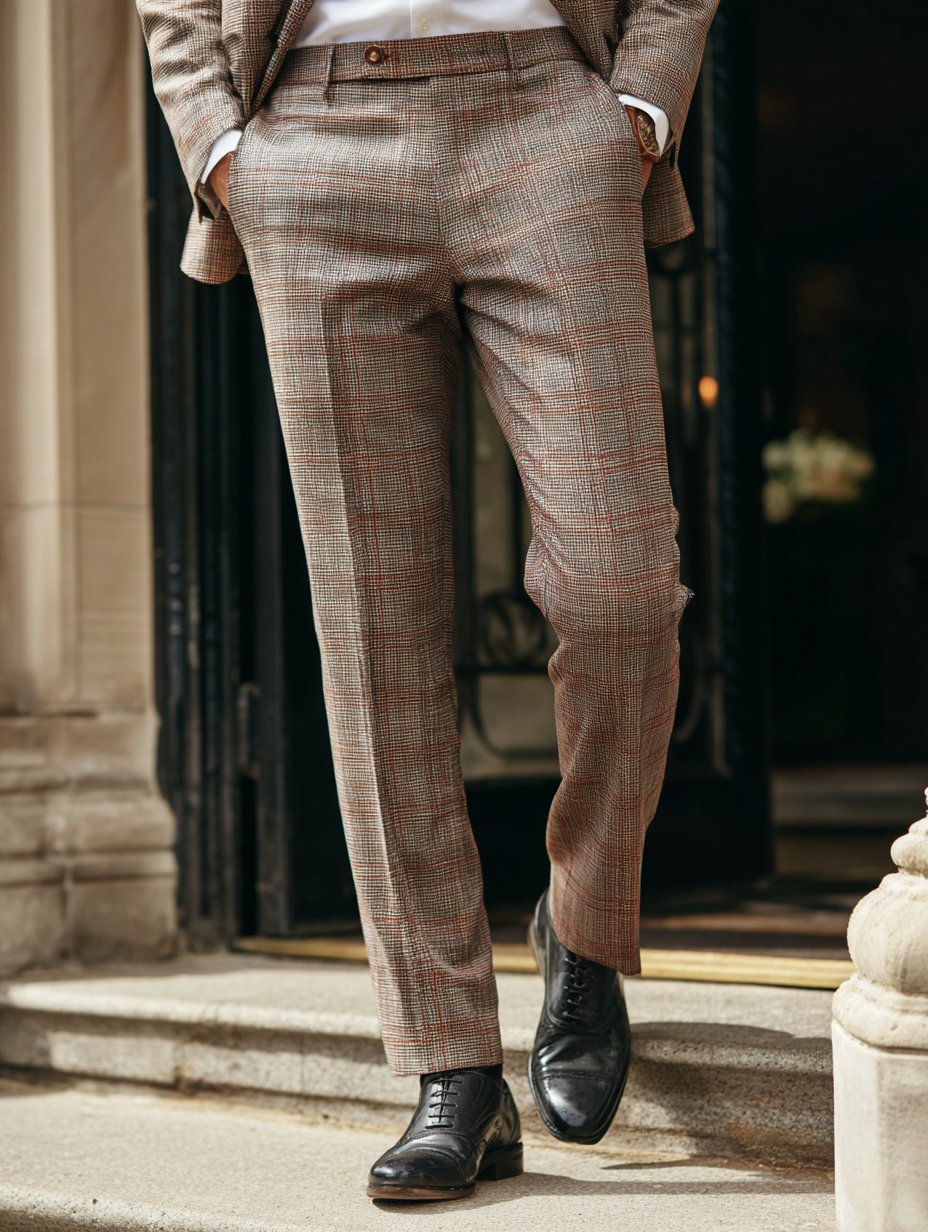 Men's Casual Luxury Suit Trousers