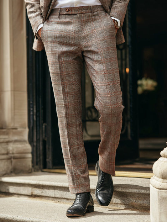 Men's Casual Luxury Suit Trousers