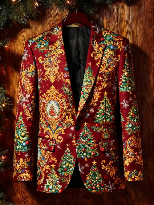 Men's Business Casual Christmas Suit Outerwear