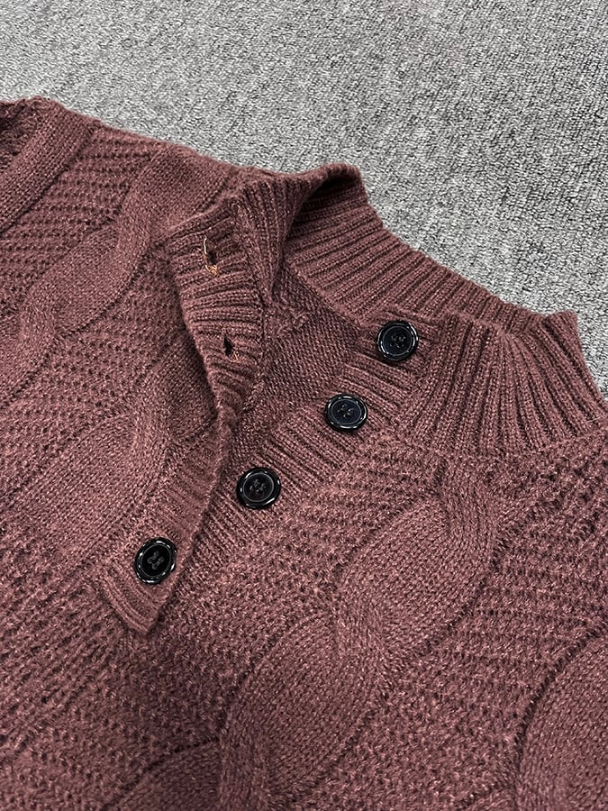 Men's Casual Vintage Woolen Sweater