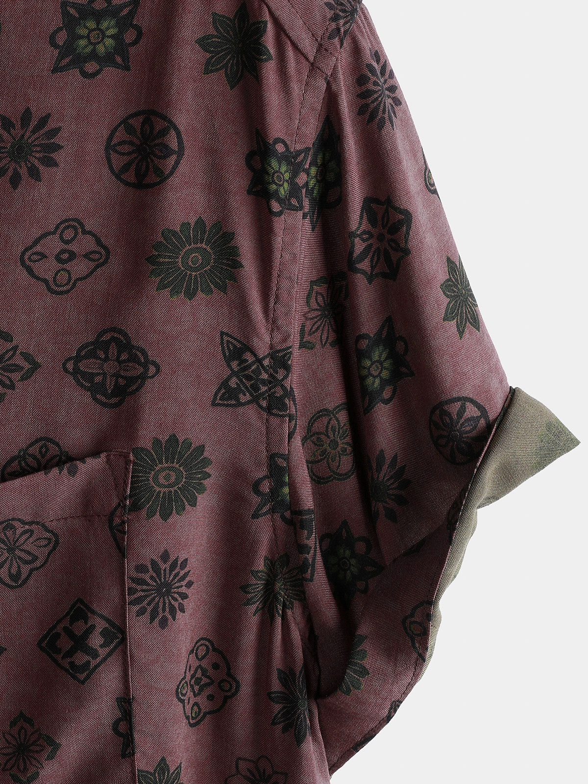 Men's Classic Retro Geometric Short Sleeve Shirt