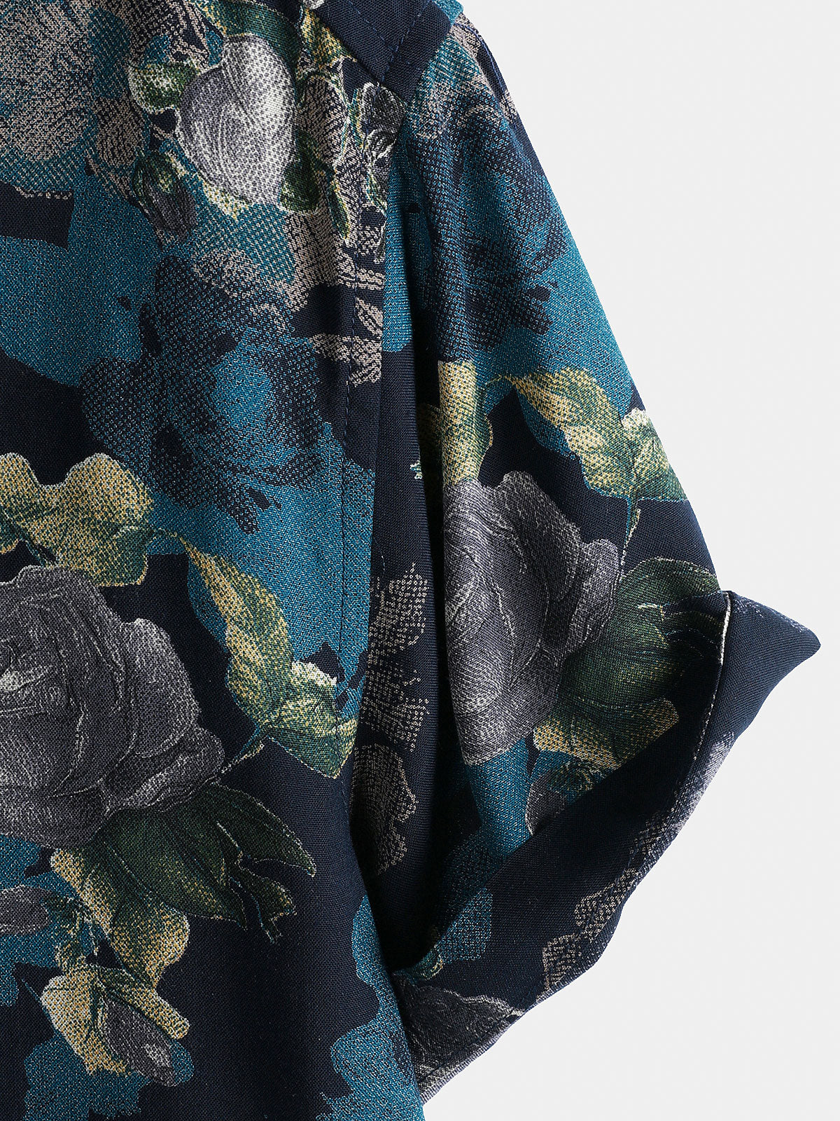 Men's Short Sleeve Lightweight Breathable Retro Island Holiday Floral Pattern Shirt