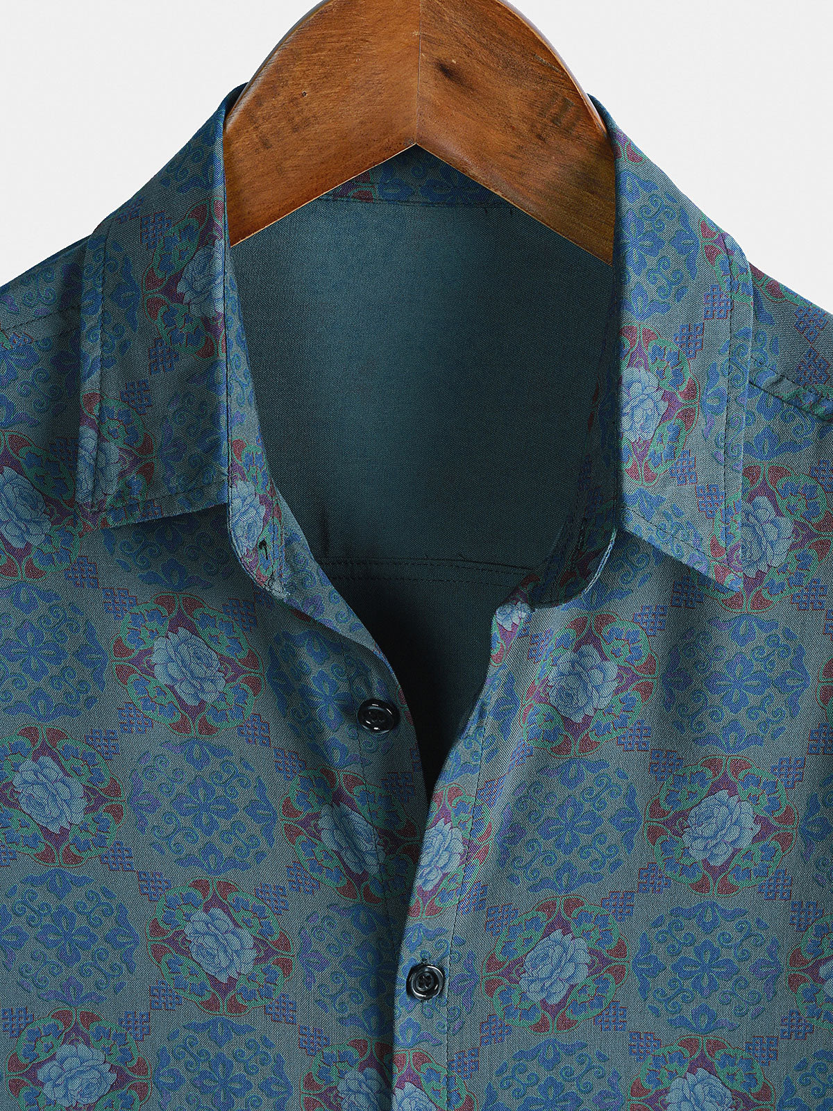 Men's Retro Bohemian Casual Short Sleeve Shirt