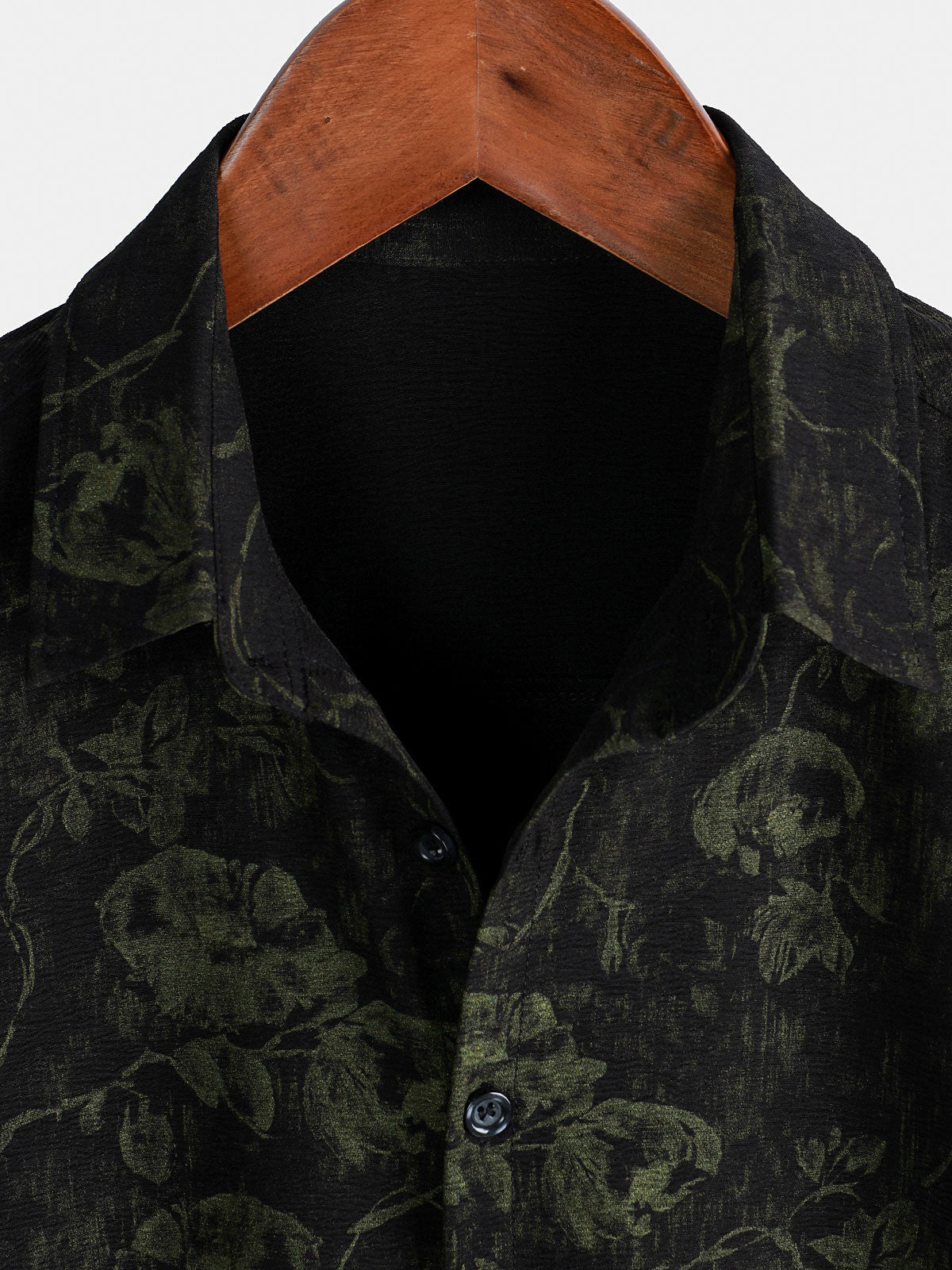 Men's Retro Floral Print Holiday Breathable Hawaiian Short Sleeve Shirt