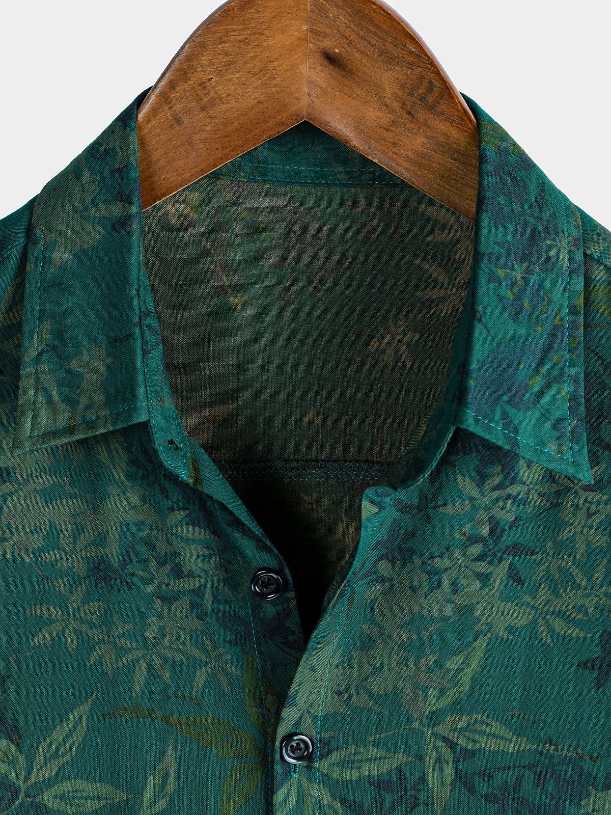 Men's Vintage Floral Breathable Vacation Short Sleeve Shirt