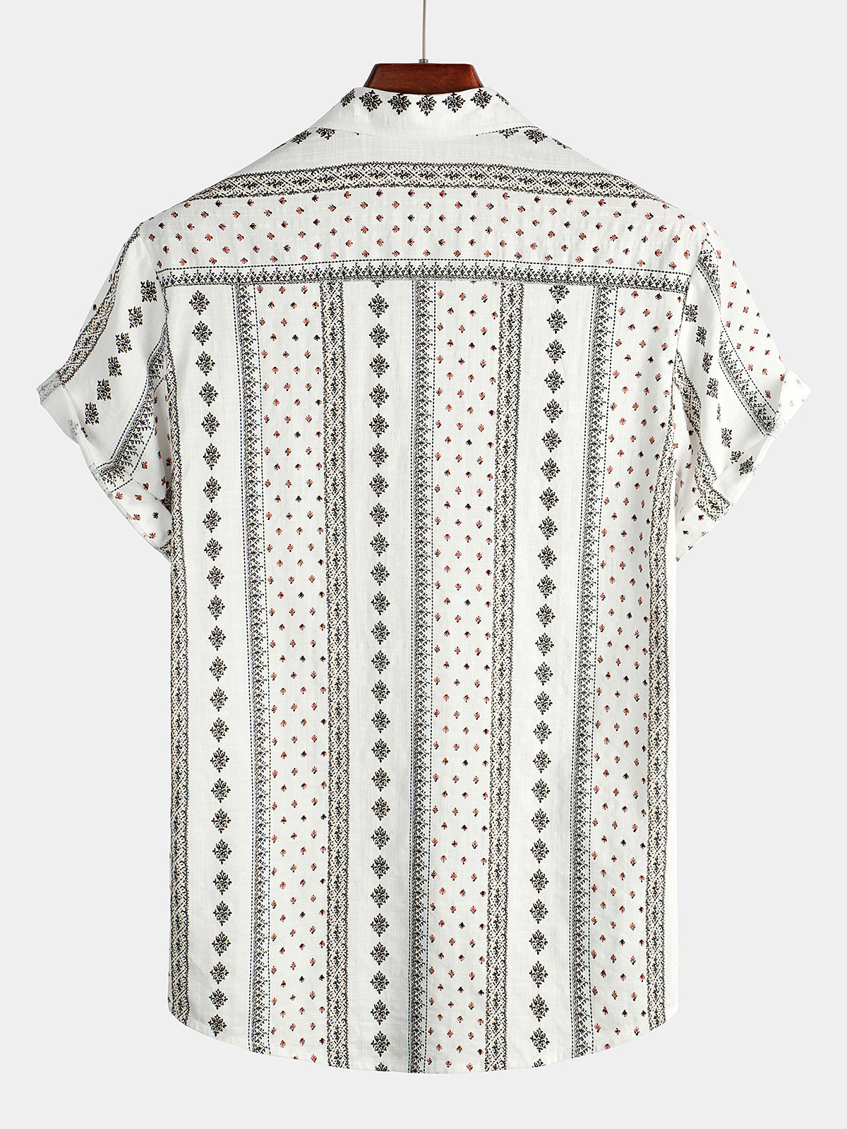 Men's Vintage Cotton Hawaiian Short Sleeve Shirt
