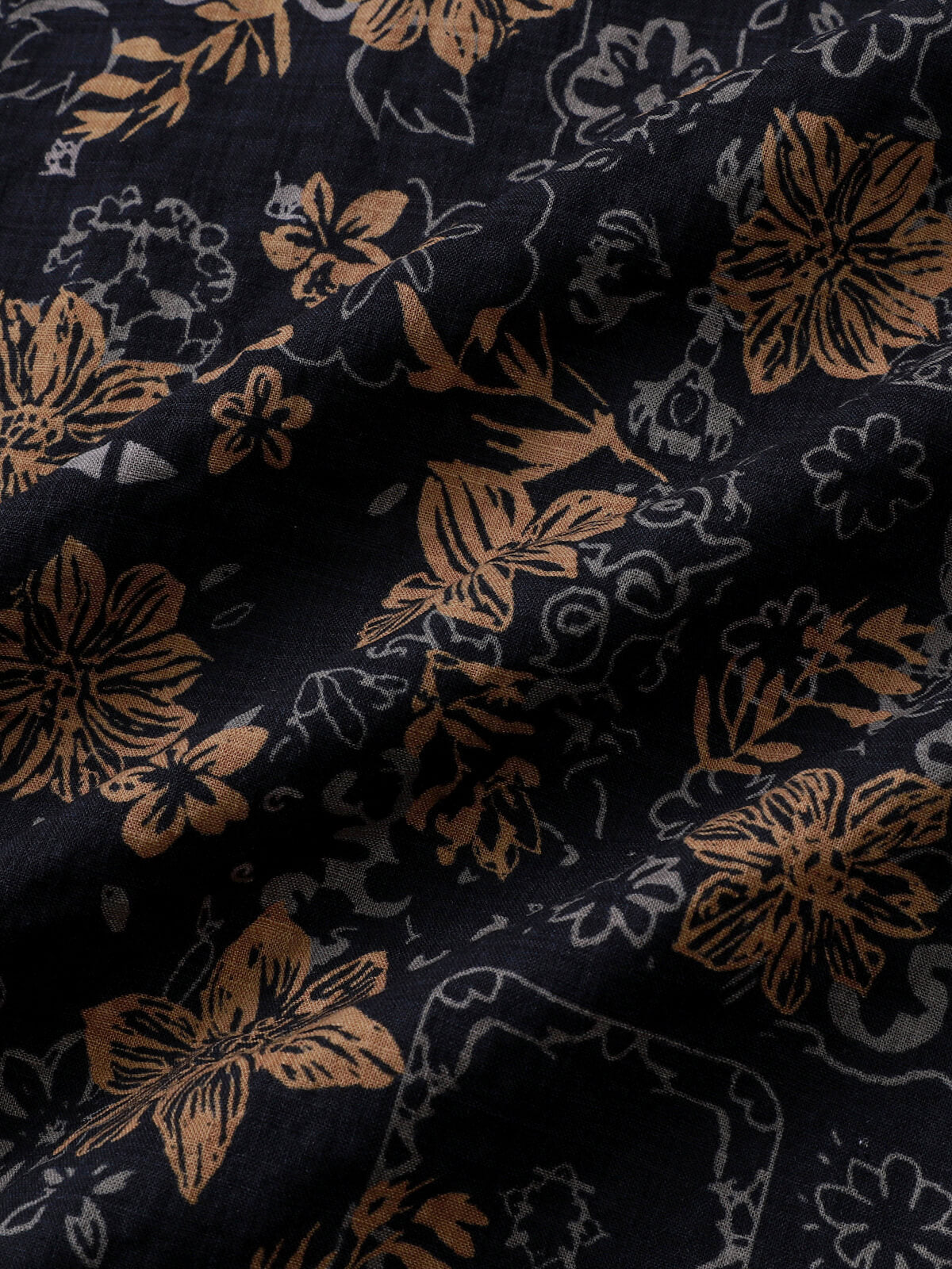 Men's Vintage Floral Print Bohemian Beach Short Sleeve Shirt