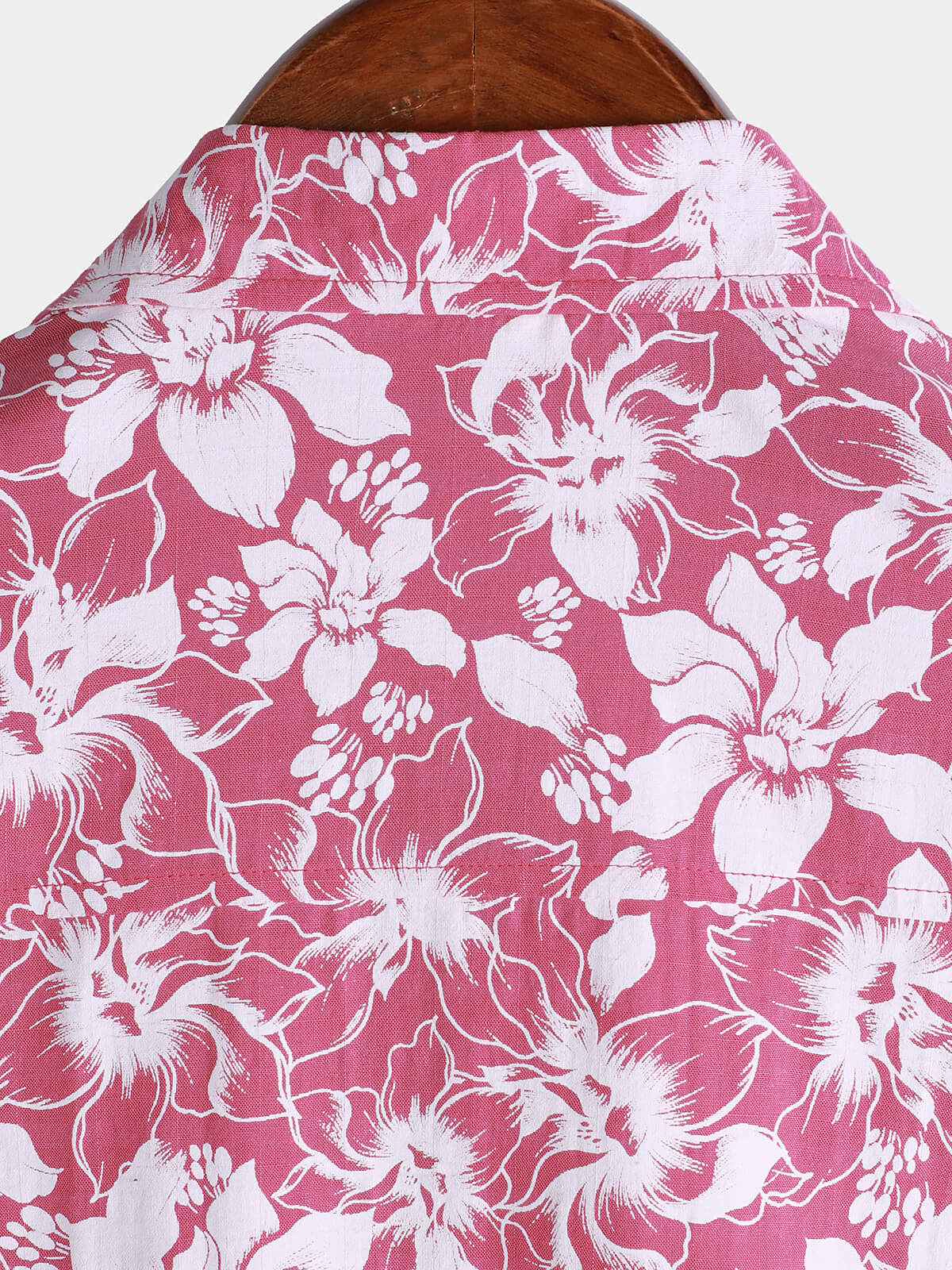 Men's Cotton Holiday Floral Print Hawaiian Beach Short Sleeve Shirt