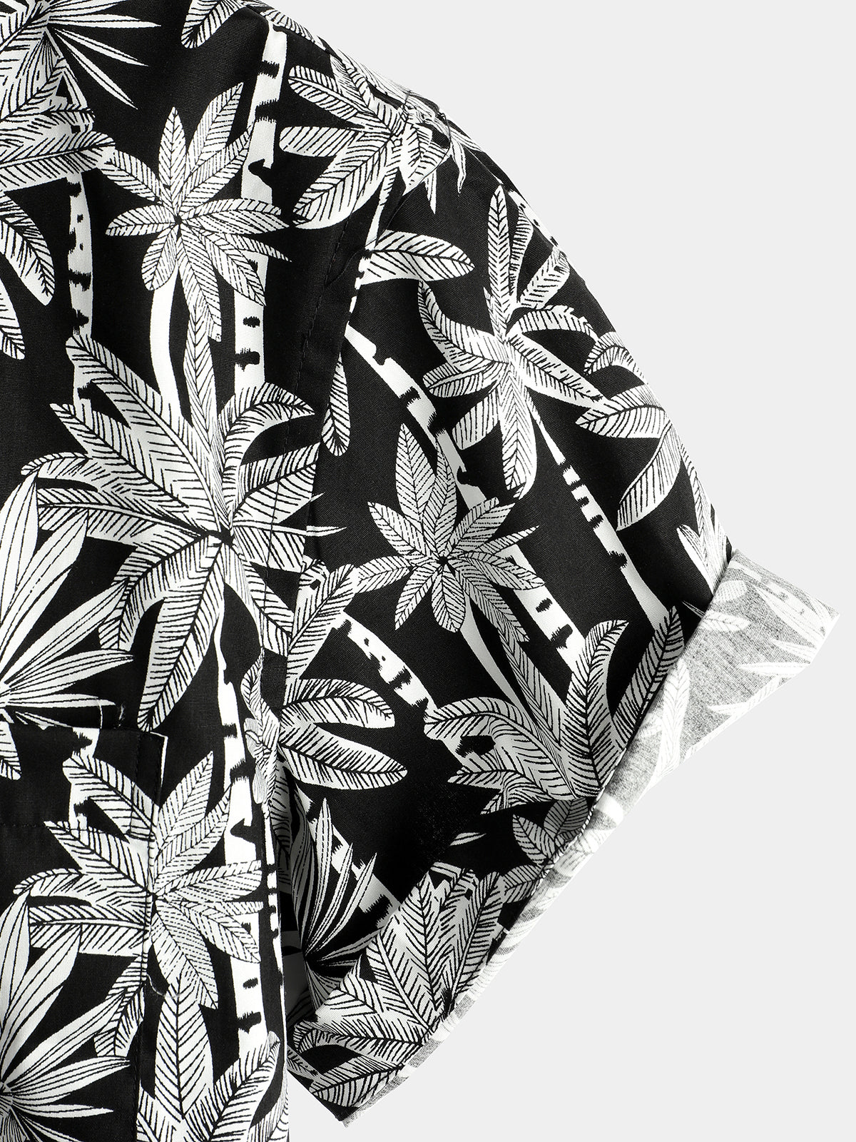 Men's Casual Hawaiian Short Sleeve Cotton Shirt