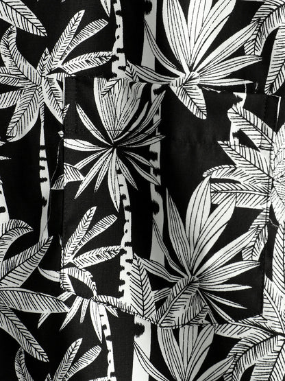 Men's Casual Hawaiian Short Sleeve Cotton Shirt