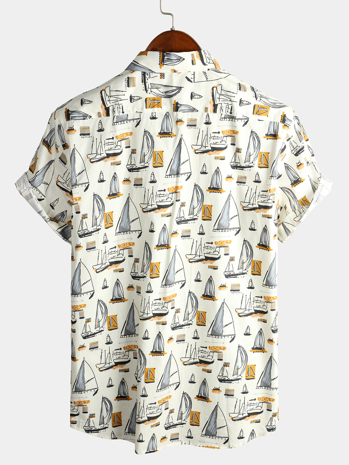 Men's Casual Holiday Cotton Pocket Short Sleeve Shirt