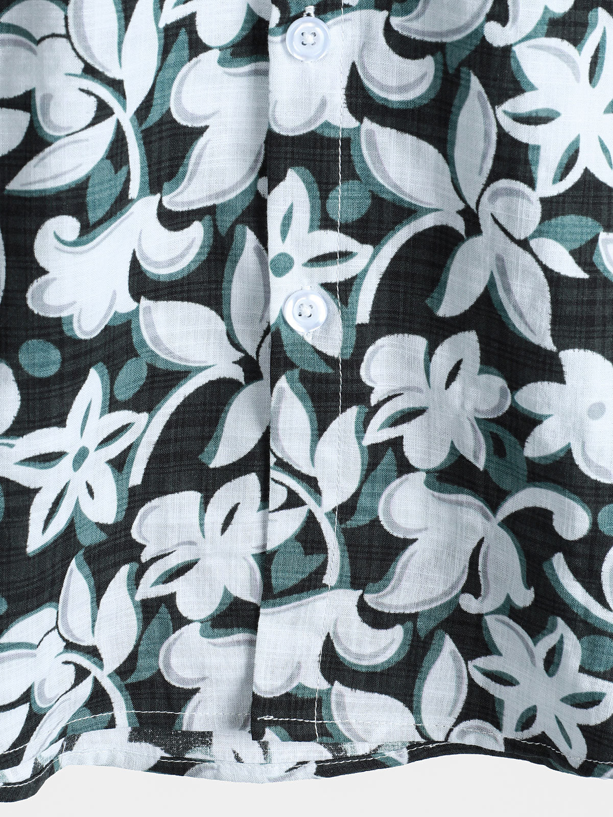 Men's Tropical Vintage Floral Short Sleeve Holiday Shirt