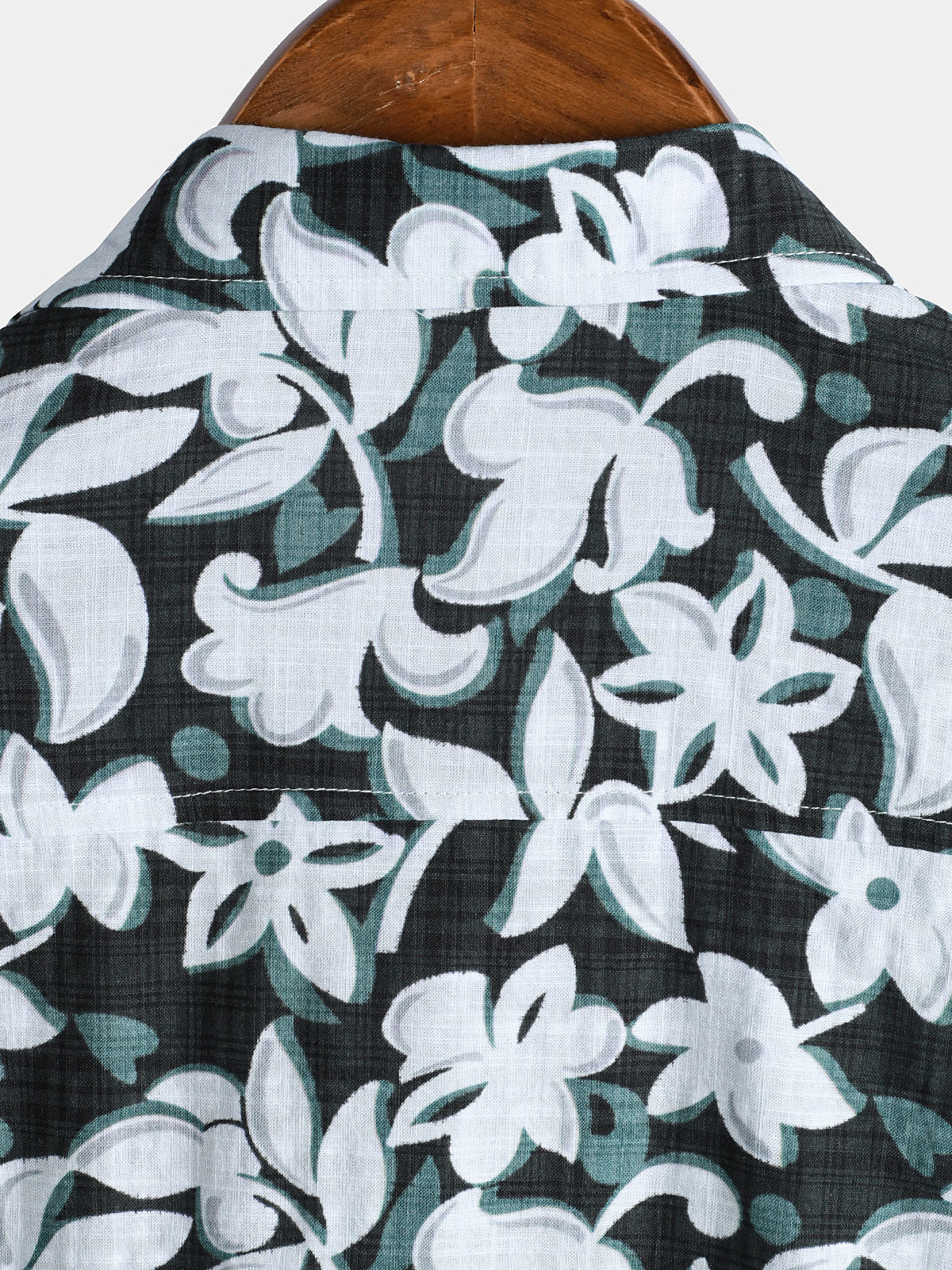 Men's Tropical Vintage Floral Short Sleeve Holiday Shirt