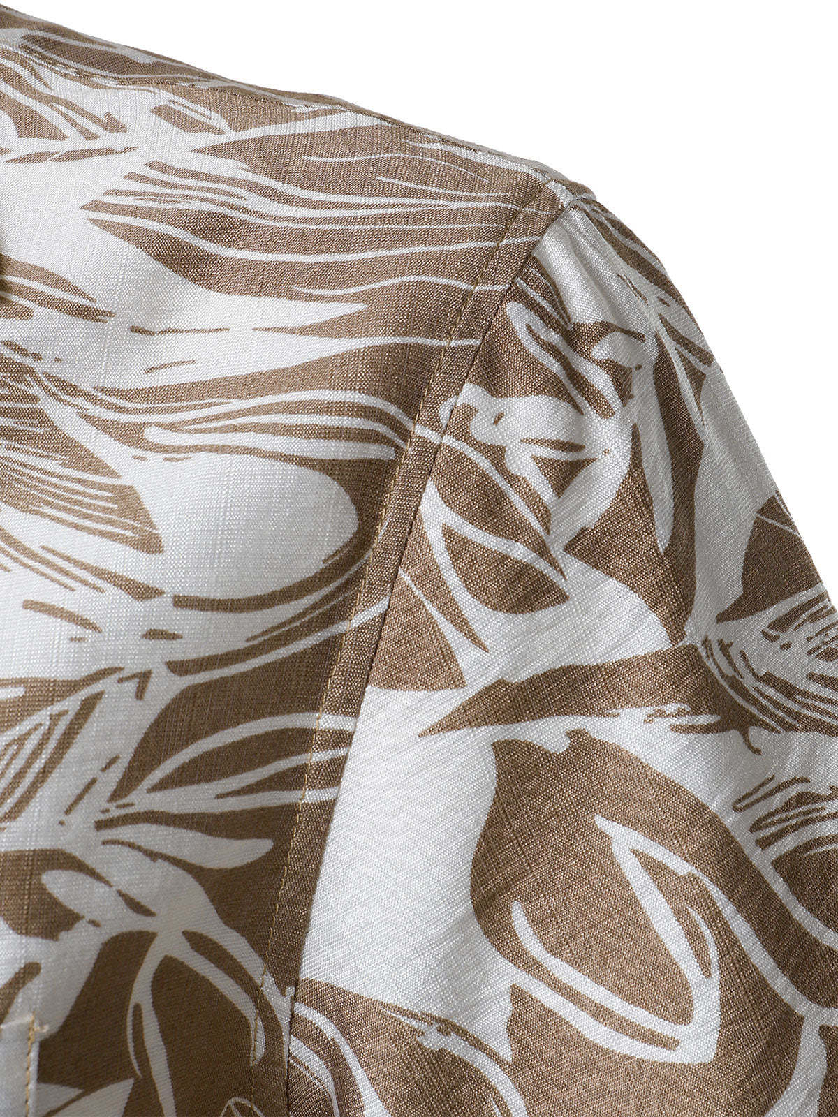 Men's Tropical Print Pocket Holiday Cuban Collar Short Sleeve Shirt
