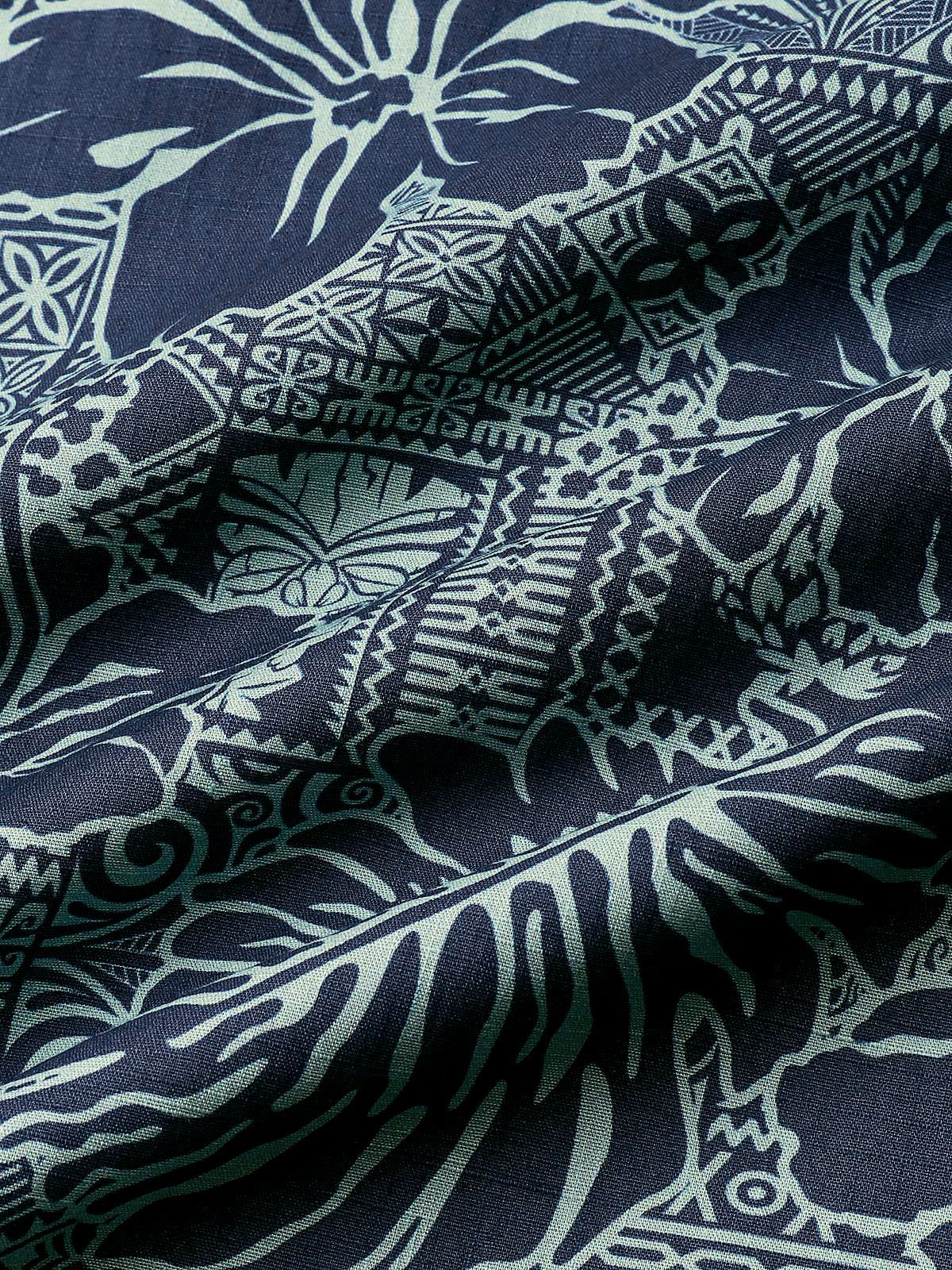 Men’s Hawaiian Tropical Leaf Short Sleeve Breathable Cool Vacation Beach Shirt